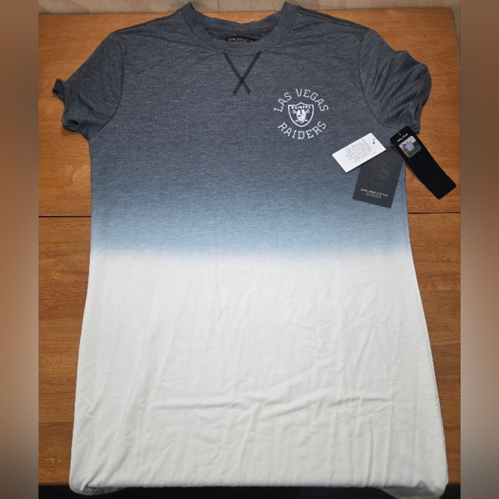 Las Vegas Raiders Junk Food Ombre Sleep Shirt Size S NWT NFL‎